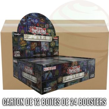 photo Carton de 12 Boites de 24 Boosters - Le Labyrinthe des Morts - Yu-Gi-Oh! - MZMU - FR