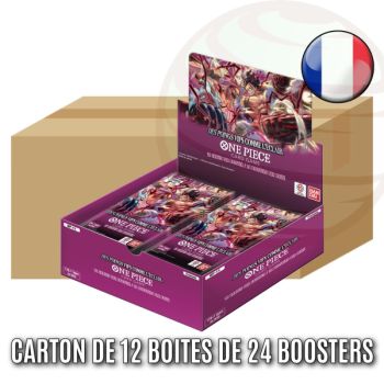 photo Carton de 12 Boites de 24 Boosters - OP11 : Des Poings Vifs comme l'Eclair - One Piece CG - OP-11 - FR