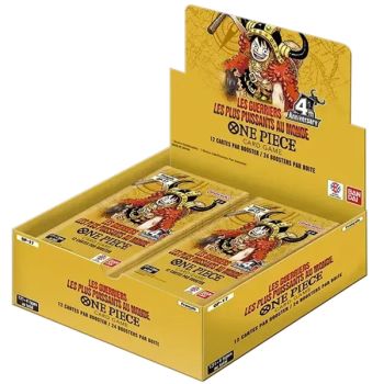 Carton de 12 Boites de 24 Boosters - OP17 : Les Guerriers Les Plus Puissants Au Monde - One Piece CG -  OP-17 - FR