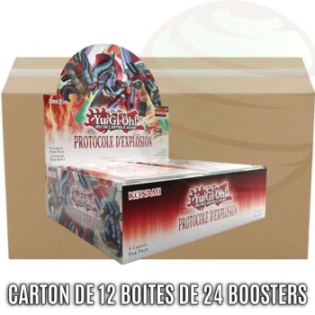 Item Carton de 12 Boites de 24 Boosters - Protocole d'Explosion - Yu-Gi-Oh! - BPRO - FR