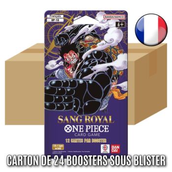 photo Carton de 24 Boosters Blister - OP10 "Sang Royal" - One Piece CG - FR 🇫🇷