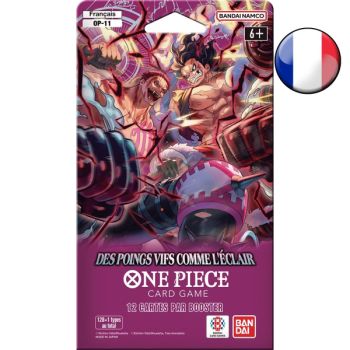 Carton de 24 Boosters Blister - OP11 : Des Poings Vifs comme l'Eclair - One Piece CG -  OP-11 - FR