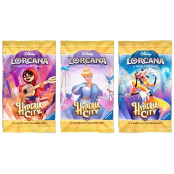 Carton de 4 Boites de Boosters - Chapitre 14 : Hyperia City - Disney Lorcana - Set 14 - FR