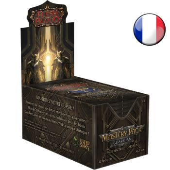Carton de 8 Boites de 12 Boosters - Mastery Pack Guardian - Flesh & Blood - FAB - FR