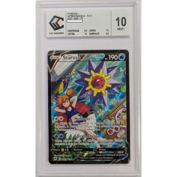 [CCC 10 - Neuf+] - Carte Gradée - Staross V TG13/TG30 - Epée & Bouclier : Astres Radieux - 2022 - Pokémon - Français