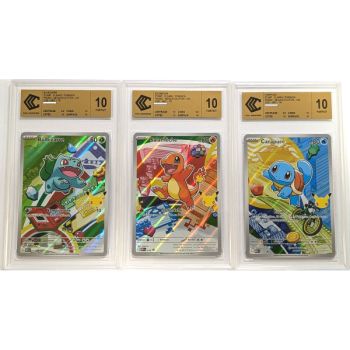 [CCC 10 - Parfait] - Carte Gradée - Bulbizarre/Carapuce/Salamèche MEP 037/38/39 - Promo - 2026 - Pokémon - Français