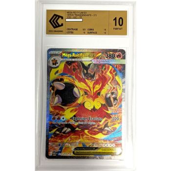 [CCC 10 - Parfait] - Carte Gradée - Méga-Roitiflam 273/217 - Mega Evolution : Héros Transcendants  - 2025 - Pokémon - Français