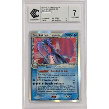 [CCC 7 - Excellent] - Carte Gradée - Drattak ex 98/101 - EX Ile des Dragons - 2007 - Pokémon - Français