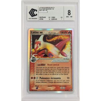 [CCC 8 - Exc - NM] - Carte Gradée - Latias ex 95/101 - EX Ile des Dragons - 2007 - Pokémon - Français