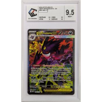 [CCC 9.5 - Neuf+] - Carte Gradée - Méga-Ectoplasma-ex 284/217 - Méga Evolution : Héros Transcendants - 2026 - Pokémon - Français