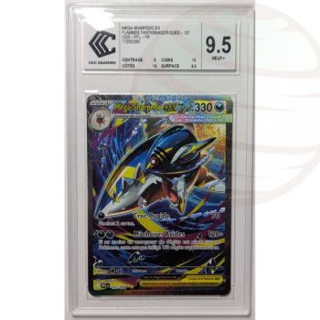 Item [CCC 9,5 - Neuf+] - Carte Gradée - Méga-Sharpedo ex 127/094 - Méga-Evolution : Flammes Fantasmagoriques - 2025 - Pokémon - Français