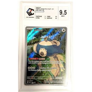 [CCC 9.5 - Neuf+] - Carte Gradée - Ronflex SVP 051 - Ecarlate & Violet : Pokémon 151 - 2023 - Pokémon - Français