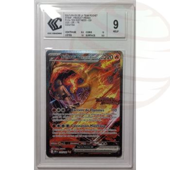 Item [CCC 9 - Neuf] - Carte Gradée - Sulfura ex de la Team Rocket 229/182 - E&V Rivalités Destinées Promo - 2025 - Pokémon - Français