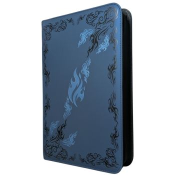 Classeur Master-Zip Binder : Premium Blue Flame - 540 Cartes - Zip Binder 9 Pochettes - Newave Collectibles