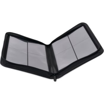 Classeur Toploader Premium White - 144 Cartes - Zip Binder 4 Pochettes - Newave Collectibles