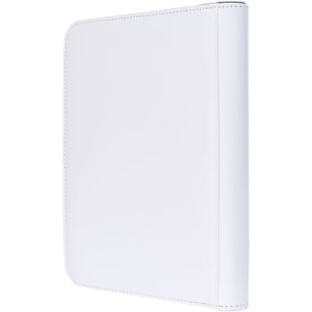 Classeur Toploader Premium White - 144 Cartes - Zip Binder 4 Pochettes - Newave Collectibles