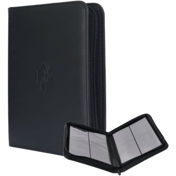 photo Classeur Toploader Premium Black - 144 Cartes - Zip Binder 4 Pochettes - Newave Collectibles