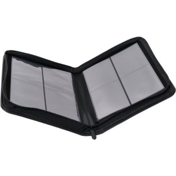 Classeur Toploader Premium Black - 144 Cartes - Zip Binder 4 Pochettes - Newave Collectibles