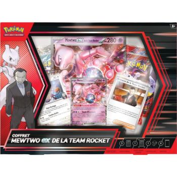 Item Coffret 4 Boosters - Mewtwo-ex de Team Rocket - Pokémon - FR 🇫🇷