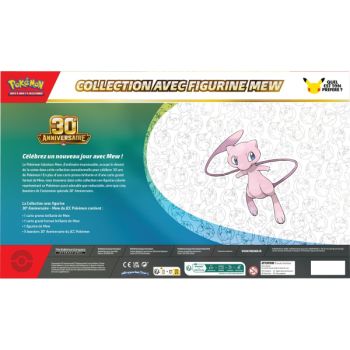Coffret 5 Boosters - Collection Figurine : Mew - 30e anniversaire [ME05.5][30C] - Pokémon - FR