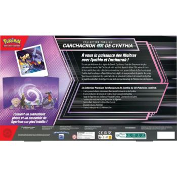 Coffret 6 Boosters - Collection Premium : Carchacrok-ex de Cynthia - Pokémon - FR 🇫🇷