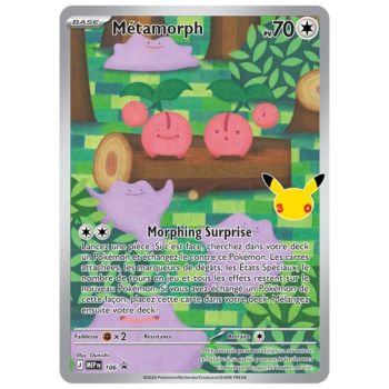 Coffret 8 Boosters - Collection Premium : Metamorph - 30e anniversaire [ME05.5][30C] - Pokémon - FR