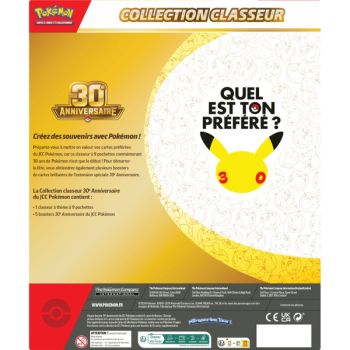 Coffret Collection Classeur - 30e anniversaire - [ME05.5][30C] - Pokémon - FR