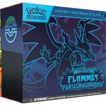 photo Coffret Dresseur d'Elite ETB - Méga-Évolution - Flammes Fantasmagoriques [ME02][PFL] - Pokémon - FR