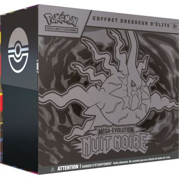 Coffret Dresseur d'Elite ETB - Méga-Évolution - Nuit Noire [ME05][PBL] - Pokémon - FR