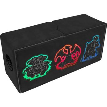Deck Box Alcove -  Neon Vault Box : Florizarre Dracaufeu Tortank - Ultra Pro - Pokemon