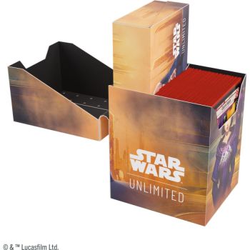 Deck Box - Soft Crate : Padme/Palpatine - Star Wars : Unlimited - Gamegenic