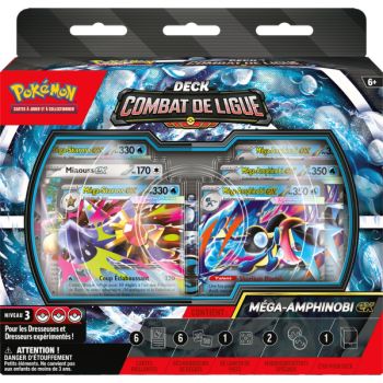 Deck Combat de Ligue - Méga-Amphinobi ex - Pokémon - FR