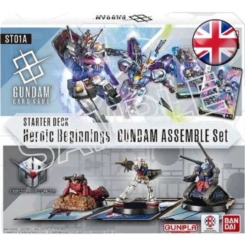 Item Deck de Démarrage + Figurine - Heroic Beginnings - GUNDAM ASSEMBLE CG - ST01 - EN