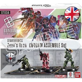 Item Deck de Démarrage + Figurine - Zeon's Rush - GUNDAM ASSEMBLE CG - ST03 - EN