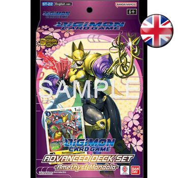photo Deck de Démarrage - ST22 Amethyst Mandala - Digimon Card Game - EN