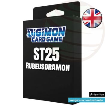 Deck de Démarrage - ST25 Rubeusdramon - Digimon Card Game - EN