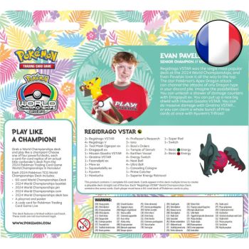 Deck des Championnats du Monde du JCC Pokémon 2024 - Regidrago VSTAR - Pokémon - FR