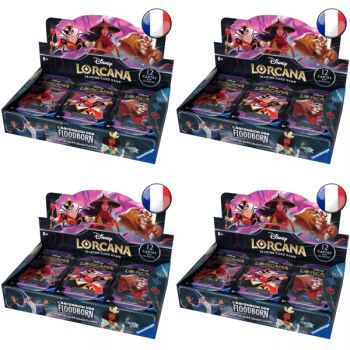 Disney Lorcana - Case Scellé de 4 Boites de Booster - Chapitre 2 - L'ascension des Floodborn - FR ( 2nd Print )