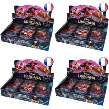 Disney Lorcana - Case Scellé de 4 Boites de Booster - Chapitre 2 - L'ascension des Floodborn - FR ( 2nd Print )