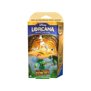 photo Disney Lorcana - Deck De Démarage - Chapitre 3 - Les Terres D'encres-FR Peter Pan/ Pongo