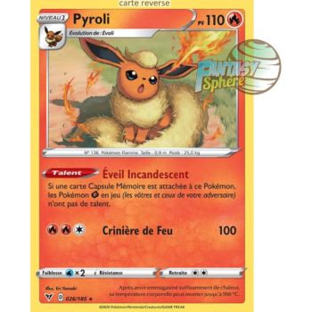 Item Pyroli - Reverse 26/185 - Epee et Bouclier 4 Voltage Eclatant