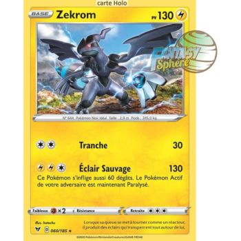 Item Zekrom - Holo Rare 60/185 - Epee et Bouclier 4 Voltage Eclatant