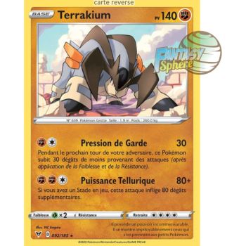 Item Terrakium - Reverse 92/185 - Epee et Bouclier 4 Voltage Eclatant