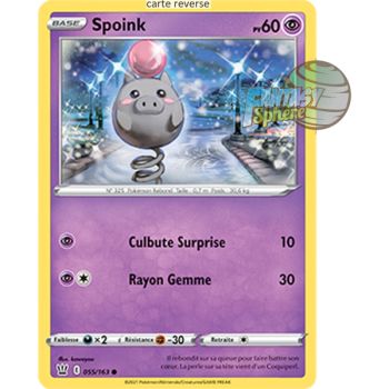 Item Spoink - Reverse 55/163 - Epee et Bouclier 5 Style de Combat
