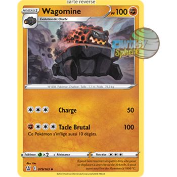 Item Wagomine - Reverse 79/163 - Epee et Bouclier 5 Style de Combat