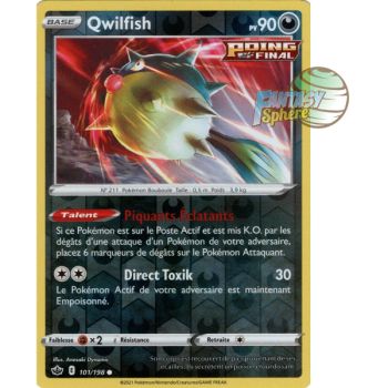 Item Qwilfish - Reverse 101/198 - Epee et Bouclier 6 Regne de Glace