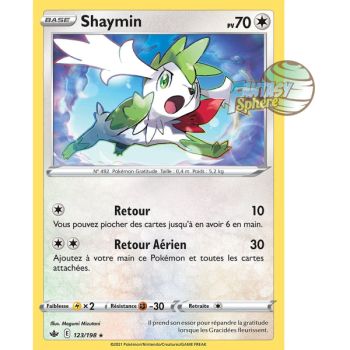 Item Shaymin - Holo Rare 123/198 - Epee et Bouclier 6 Regne de Glace