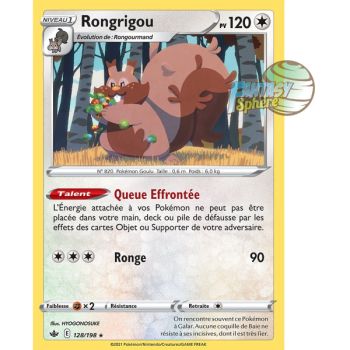 Item Rongrigou - Holo Rare 128/198 - Epee et Bouclier 6 Regne de Glace