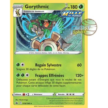 Item Gorythmic - Holo Rare 18/198 - Epee et Bouclier 6 Regne de Glace