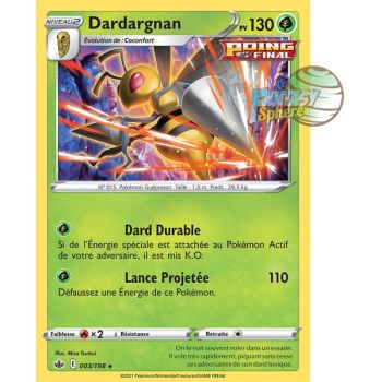 Item Dardargnan - Holo Rare 3/198 - Epee et Bouclier 6 Regne de Glace
